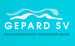 Логотип сервисного центра Гепард
